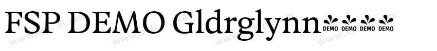 FSP DEMO Gldrglynn字体转换 FSP DEMO Gldrglynn字体转换
